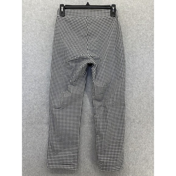 Cotton On Women's Sammi Capri Pants Size 2 Gingham Black White Veronica Check - Picture 2 of 12